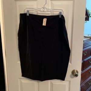 Black faded glory pencil skirt size 20